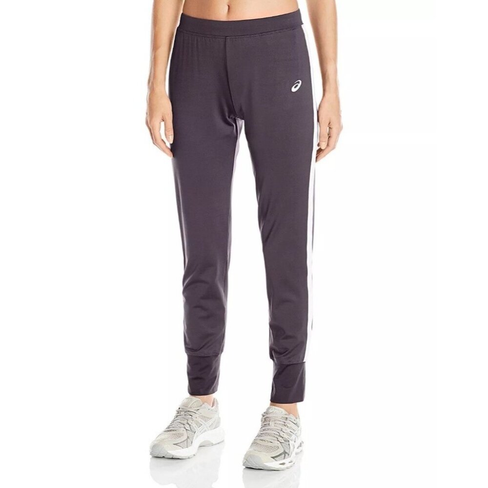 ASICS Women's Lani Warm Up Pant Grey White Size L